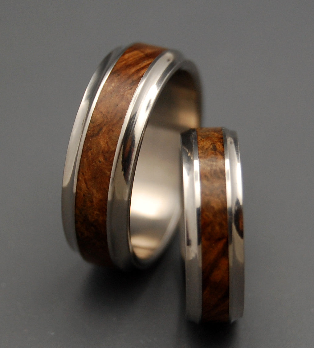 Windham | Wooden Wedding Ring Set - Minter and Richter Designs