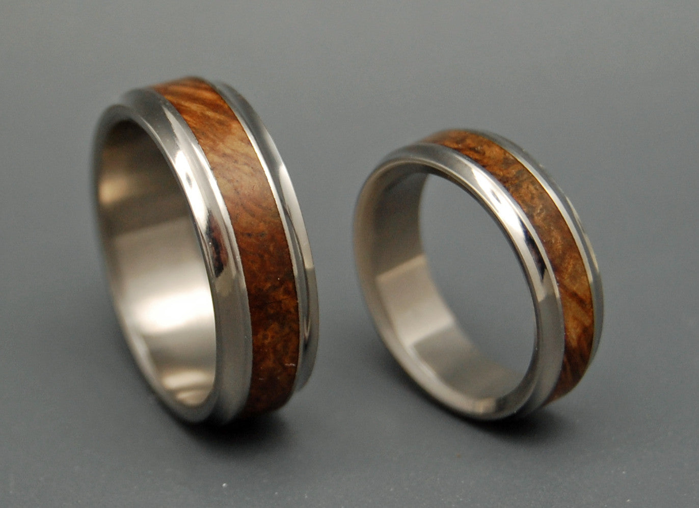 Windham | Wooden Wedding Ring Set - Minter and Richter Designs