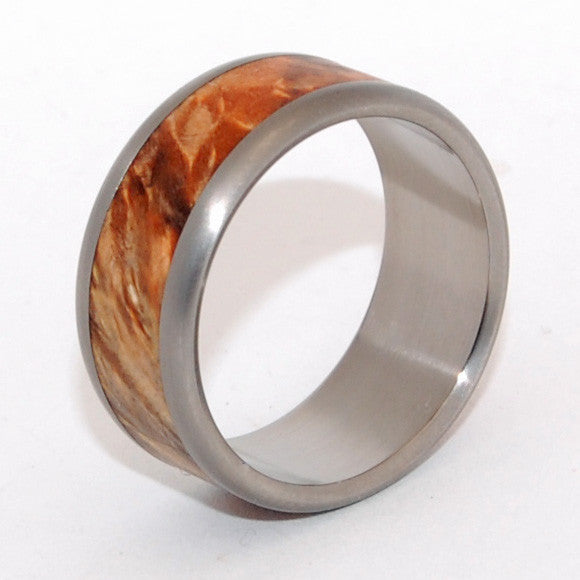 Golden Flame | Wooden Wedding Ring - Minter and Richter Designs