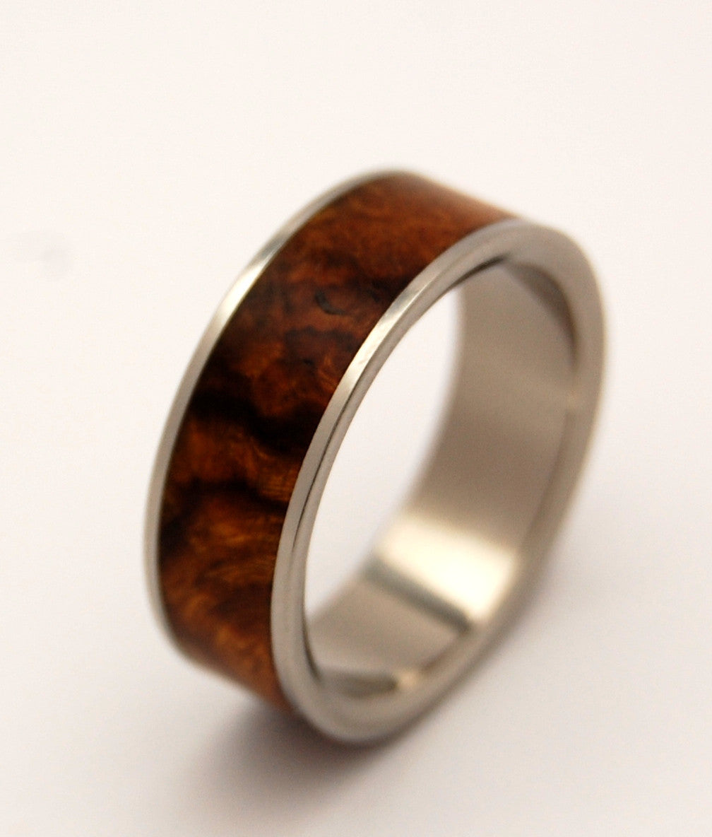 Helios | Wood and Titanium Wedding Ring - Minter and Richter Designs