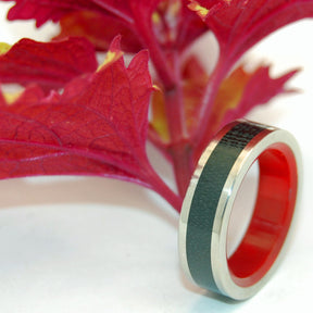 Hot! Hot! Hot! | Handcrafted Titanium Wedding Ring - Minter and Richter Designs