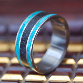 FREYJA | Beach Sand Rings - Icelandic Wedding Ring - Unique Wedding Rings - Minter and Richter Designs