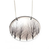 Women's jewelry - Necklace | MIRROR OVAL TREES NECKLACE - Minter and Richter Designs
