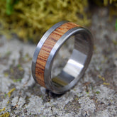 Nalu | SIZE 4.75 AT 5.6MM | Hawaiian Koa Wood | Unique Wedding Rings | On Sale - Minter and Richter Designs