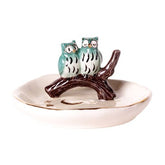 OWL RING DISH / RING HOLDER | Wedding Ring Dish for one or two rings - Minter and Richter Designs