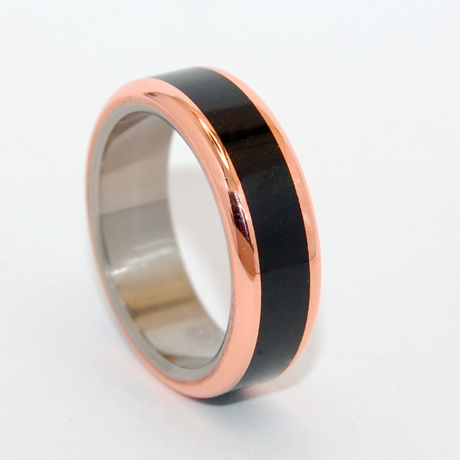 IN HIS CLEARNESS | Onyx Stone Wedding Rings - Unique Wedding Rings - Minter and Richter Designs