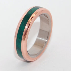 FUN LITTLE SECRET | Jade Stone Wedding Rings - Unique Wedding Rings - Minter and Richter Designs