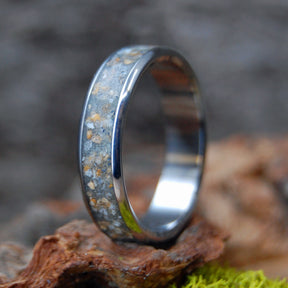PACIFIC GROVE | California Beach Sand Ring - Unique Wedding Ring - Minter and Richter Designs