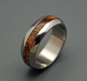 MAHALO | Hawaiian Koa Domed Wooden Wedding Rings - Minter and Richter Designs