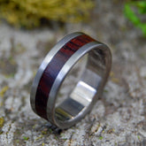 Super Love | SIZE 6.25 AT 6MM | Brown Box Elder Wood | Unique Wedding Rings | On Sale - Minter and Richter Designs