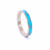 SIMPLE AND TURQUOISE | Turquoise Wedding Ring - Unique Wedding Rings - Minter and Richter Designs