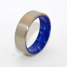 Good Vibrations | Handcrafted Stone and Titanium Wedding Ring - Minter and Richter Designs