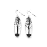 Women's Jewelry, Valentines Day Gift, Wedding Jewelry | TALL OVAL CITY TREE EARRINGS - Minter and Richter Designs