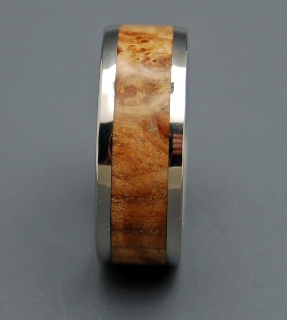 Woodstock | Wood and Titanium Wedding Ring - Minter and Richter Designs