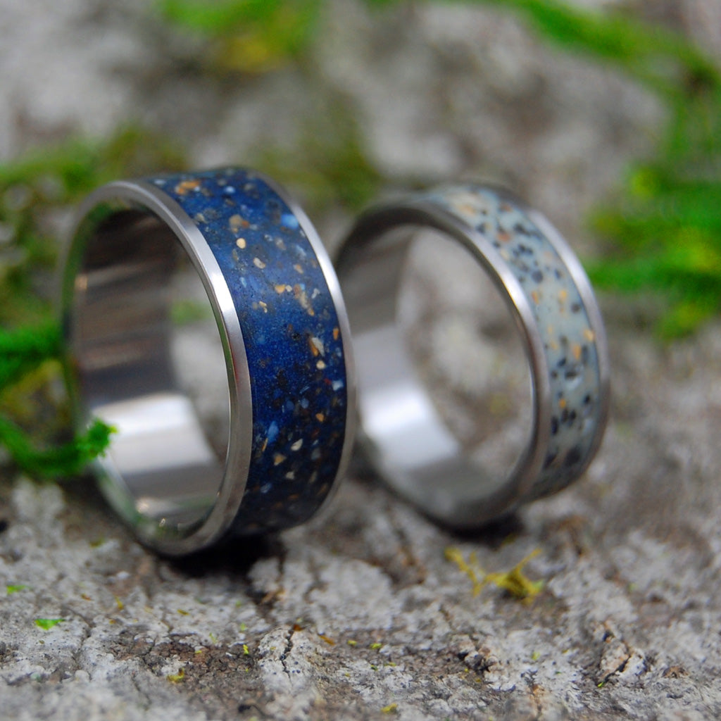 BEACHES OF ICELAND | Beach Sand Rings - Icelandic Wedding Ring - Unique Wedding Rings  Rings - Minter and Richter Designs