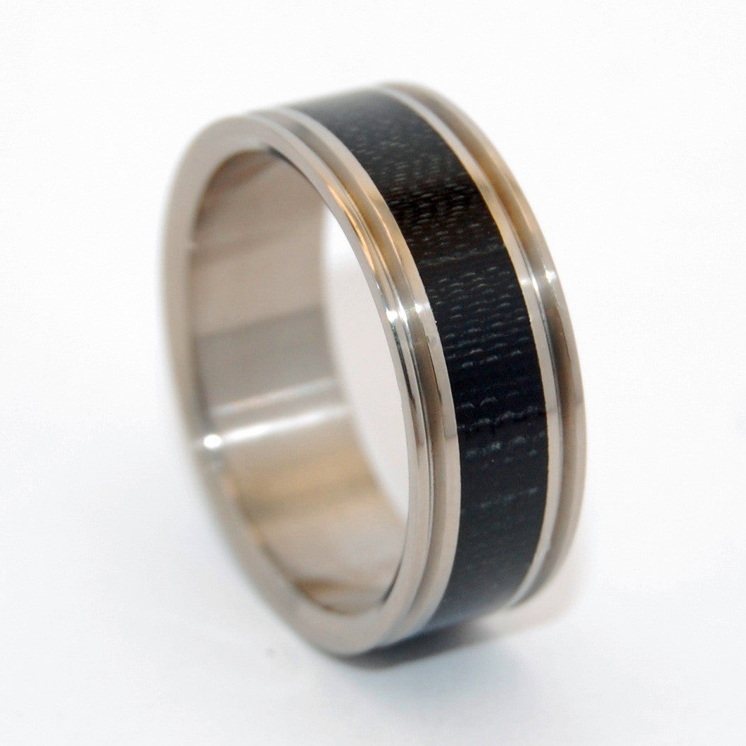 Carbon Fiber Man | Handcrafted Titanium Wedding Ring - Minter and Richter Designs