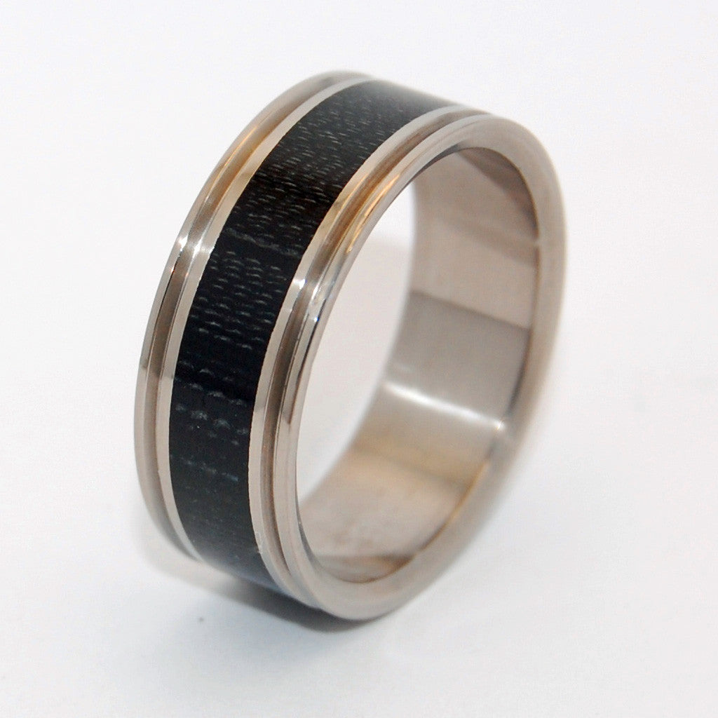 Carbon Fiber Man | Handcrafted Titanium Wedding Ring - Minter and Richter Designs