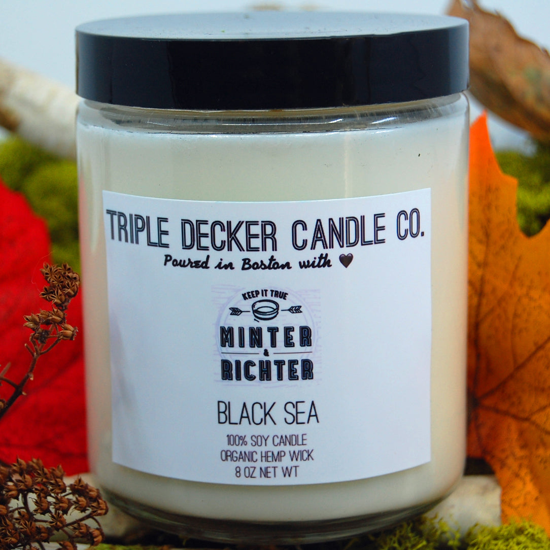 BLACK SEA CANDLE  |  Wedding Gift - Bridal Party Gift - Minter and Richter Designs