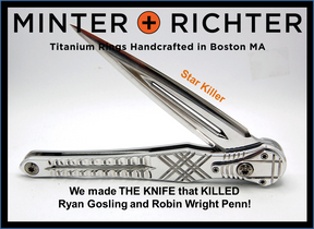 STAR KILLER SATIN | Inspired By The Knife We Made For Blade Runner 2049 - Minter and Richter Designs