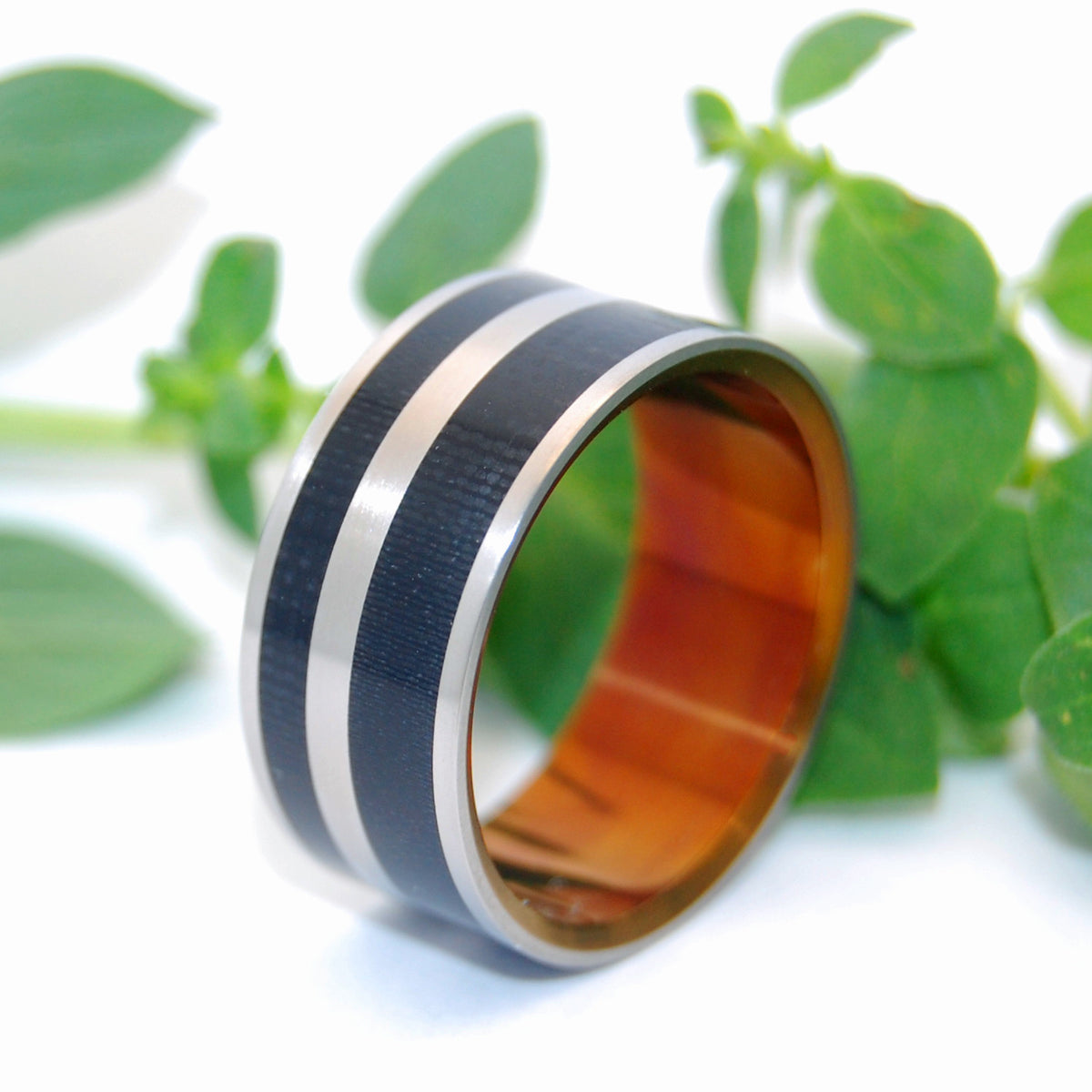 Rosencrantz | Unique Handcrafted Titanium Wedding Ring - Minter and Richter Designs