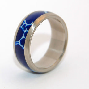 Every Drop of Cobalt | Handcrafted Stone Wedding Ring - Minter and Richter Designs