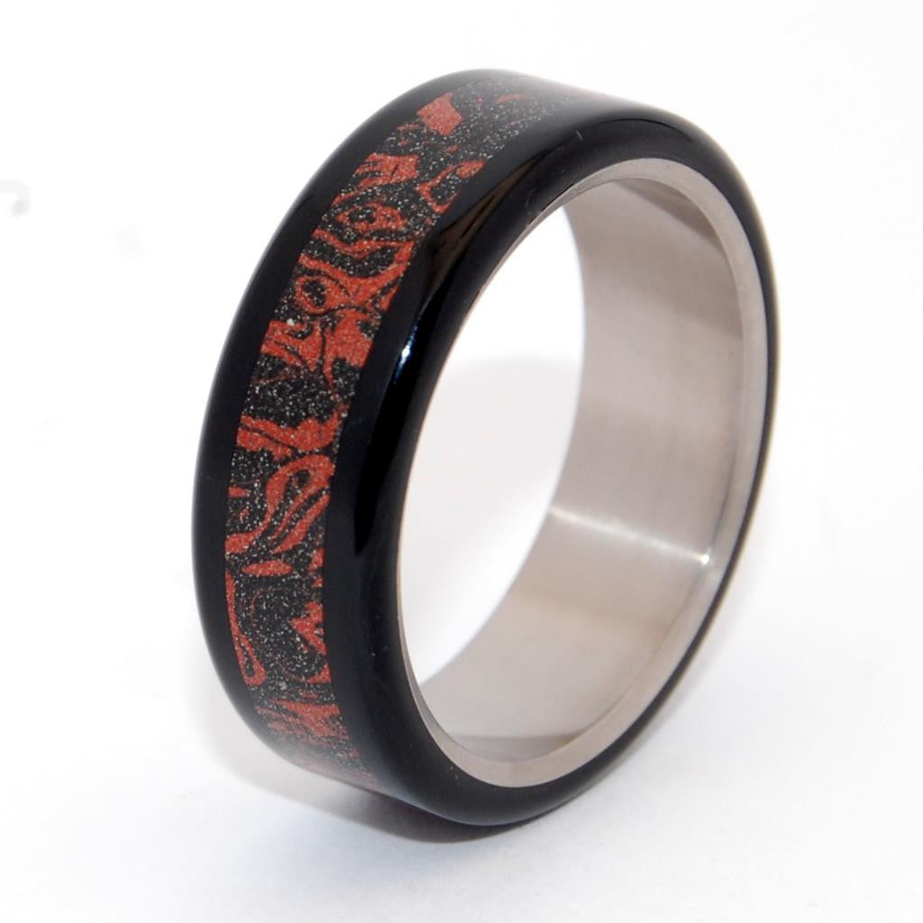 Samurai | M3 and Titanium Wedding Band - Minter and Richter Designs