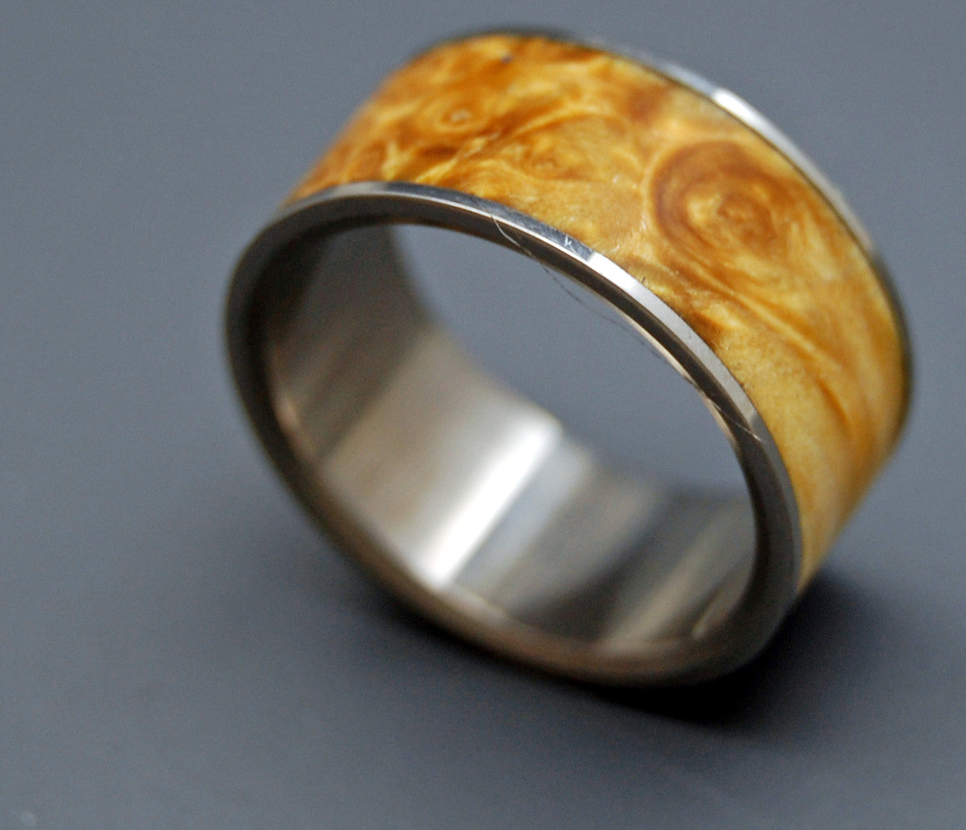 Fan the Flame | Wood and Titanium Wedding Ring - Minter and Richter Designs