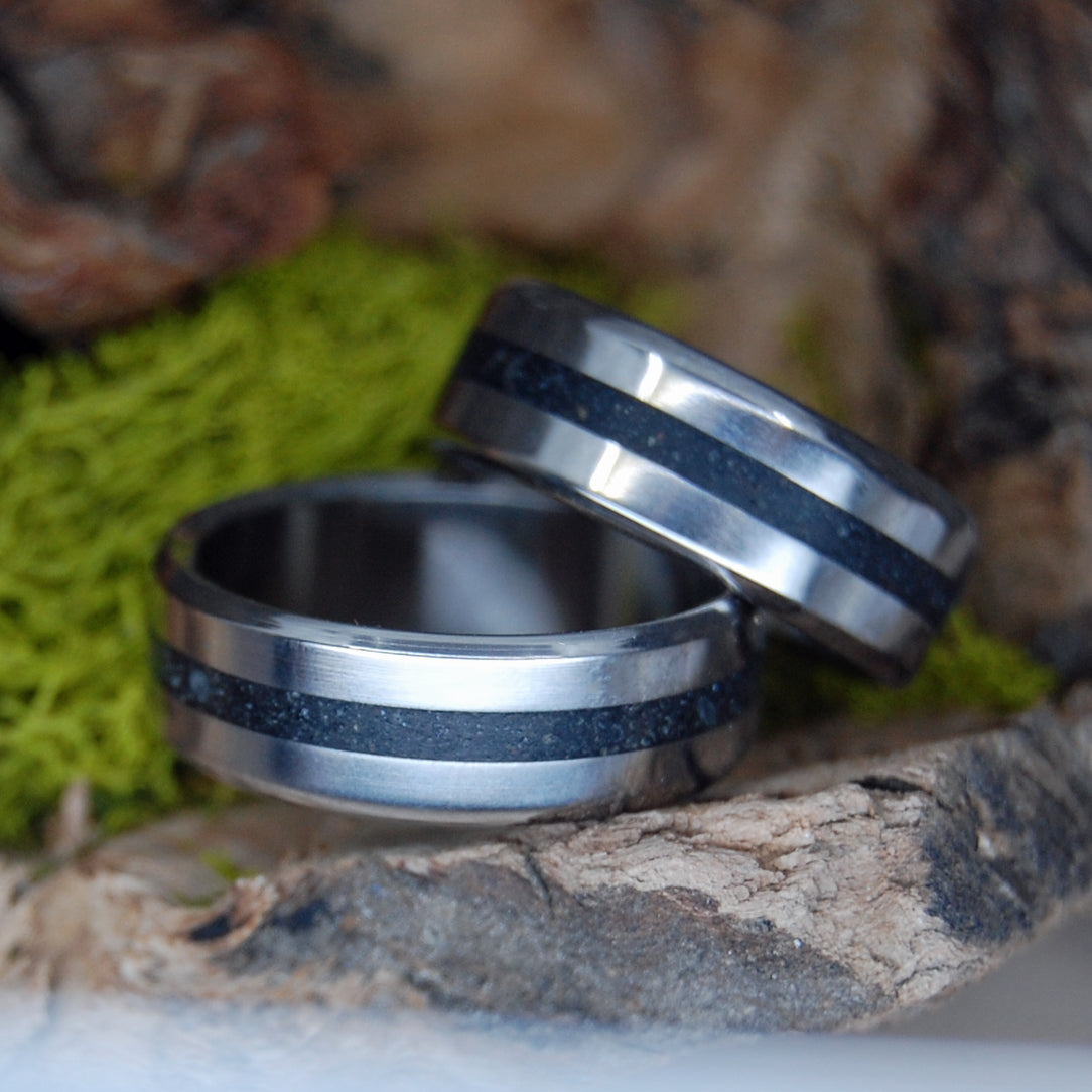 FEEL THE HEAT | Icelandic Lava Rings - Icelandic Wedding Rings - Minter and Richter Designs