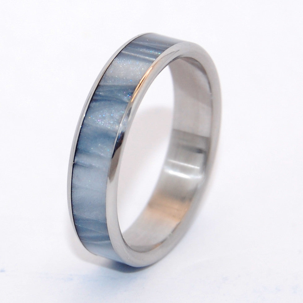 In the Space Below the Fog | Handcrafted Titanium Wedding Ring - Minter and Richter Designs