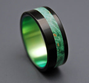 Galway | Titanium Wooden Wedding Rings - Minter and Richter Designs