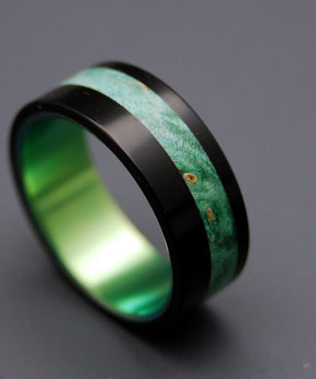 Galway | Titanium Wooden Wedding Rings - Minter and Richter Designs