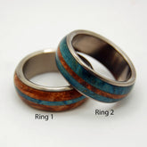 HALO | Maple Wood & Titanium - Unique Wedding Rings - Wedding Rings Set - Minter and Richter Designs