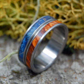 NAKED HEAVEN ON EARTH | Wood & Titanium Wedding Rings - Minter and Richter Designs