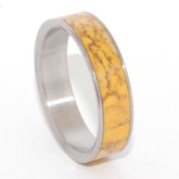 Honey | Handcrafted Stone Titanium Wedding Ring - Minter and Richter Designs
