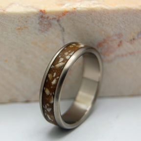 STONES OF ISRAEL | Beach Sand & Stones from Israel Titanium Rings - Minter and Richter Designs
