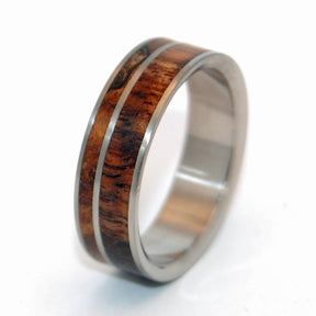 COME TOGETHER | Koa Wood & Maple Wood - Wooden Wedding Ring - Minter and Richter Designs