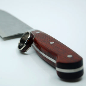 7" SANTOKU CHEF'S KNIFE | Handmade Wooden Knife - Wedding Gift - Groomsmen Gift - Fathers Day - Minter and Richter Designs