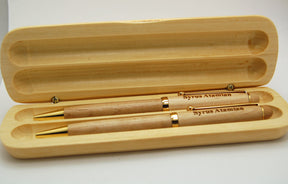 Two Pen Set in Light Maple Box - Minter and Richter Designs