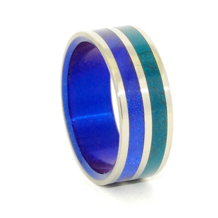 New Dawn | Jade Titanium Wedding Ring - Minter and Richter Designs