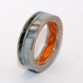 Of Your Heart | Handcrafted Wooden Titanium Wedding Band - Minter and Richter Designs