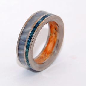 Of Your Heart | Handcrafted Wooden Titanium Wedding Band - Minter and Richter Designs