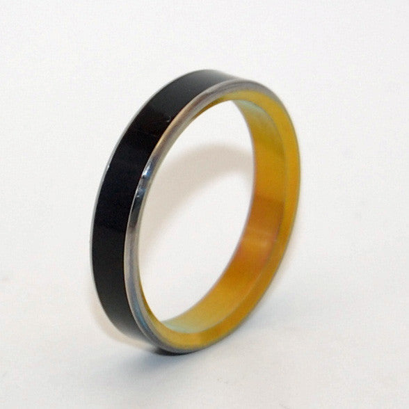 EYES OF NIGHT | Onyx Stone - Unique Wedding Rings - Black Rings - Minter and Richter Designs