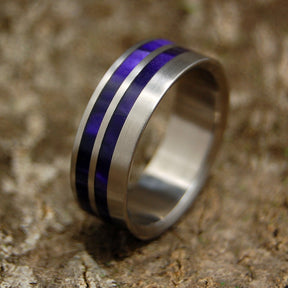 Minter + Richter | Titanium Rings - Unique Wedding Rings - Roman Purpure