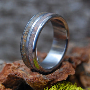 ROCKS FROM OUR BEGINNING | Your Personal Stones - Titanium Rings - Minter and Richter Designs