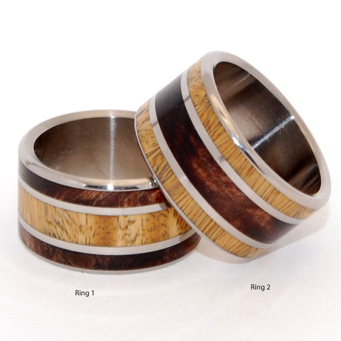 MEET ME FOREST | Ancient Kauri & Desert Ironwood - Men's & Women's Wedding Rings - Minter and Richter Designs
