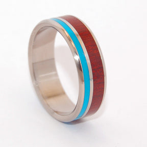 Shore Up My Heart | Handcrafted Titanium Wedding Band - Minter and Richter Designs