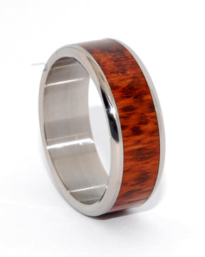 TEMPTED | Snake Wood & Titanium Wedding Rings - Wooden Wedding Rings - Minter and Richter Designs