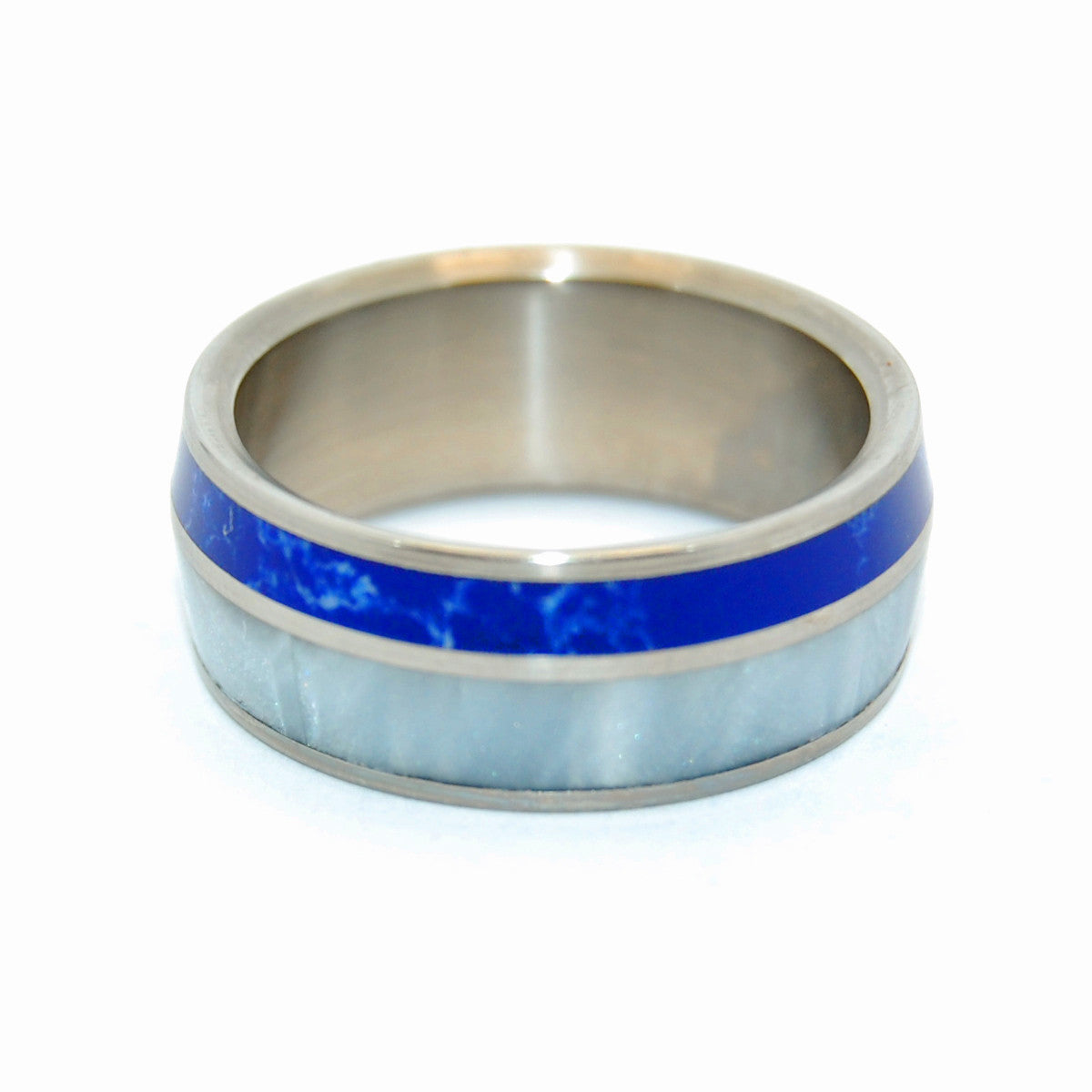 We'll Always Be | Stone Titanium Wedding Ring - Minter and Richter Designs