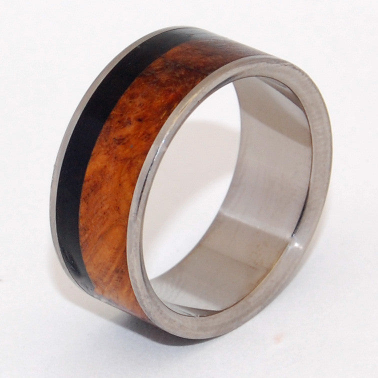 Sonoran | Desert Ironwood - Titanium Wedding Ring - Minter and Richter Designs