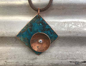 COPPER jewelry - Necklace | THE DISC NECKLACE - Minter and Richter Designs